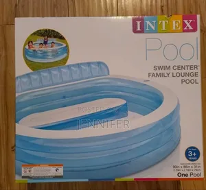 Intex Huge Inflatable Kids Blow Up Swim Center Family Lounge Pool