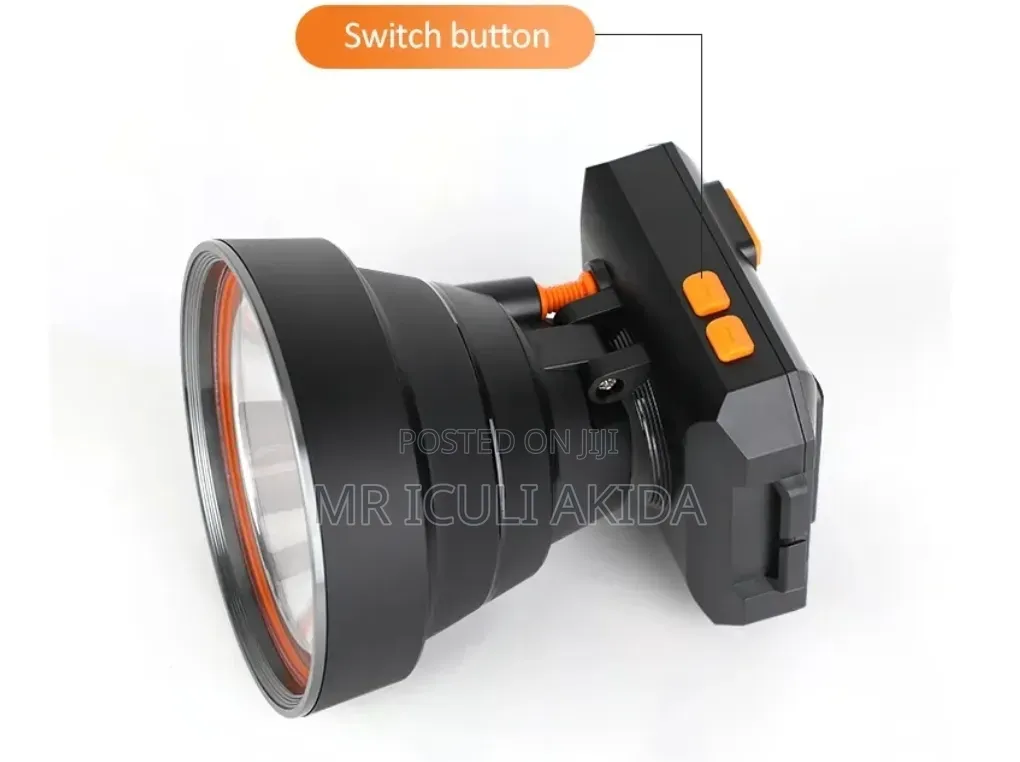 Led Rechargeable Camping Flashlight Head Light Torch Lamp