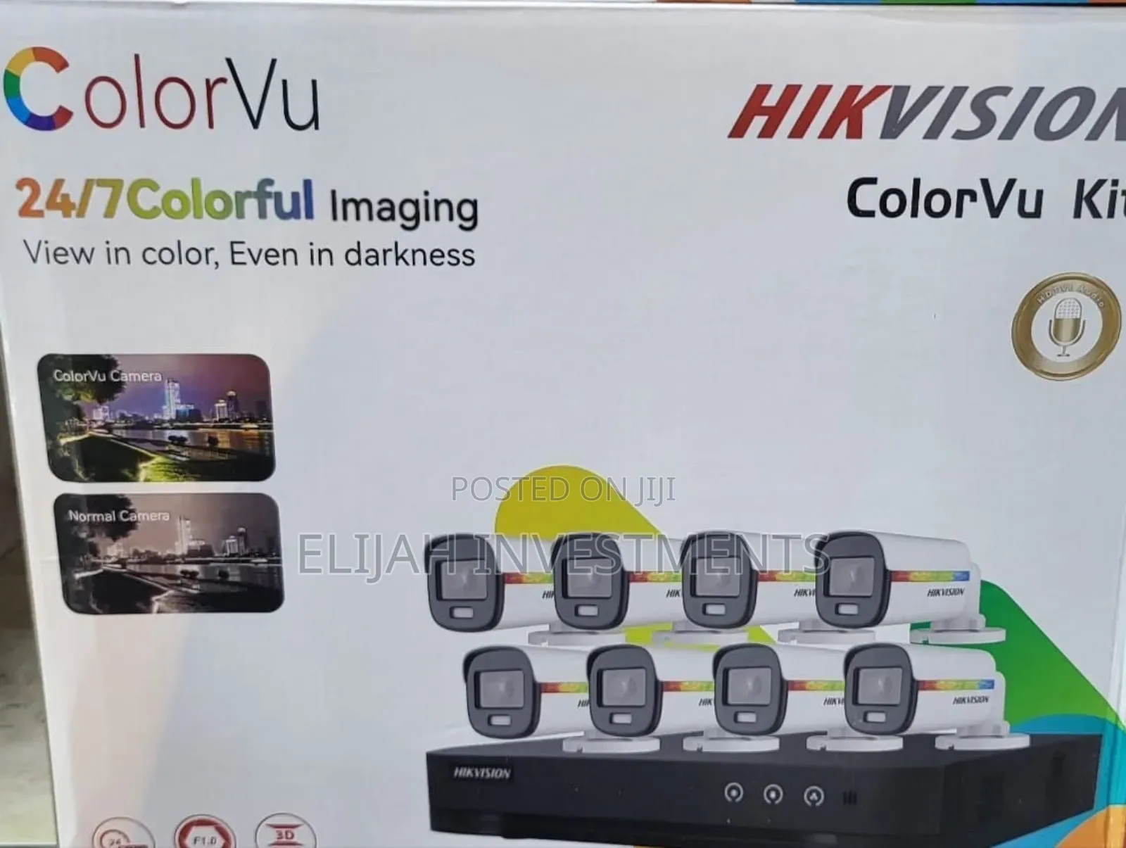 8-Channel Hikvision Colorvu Surveillance Camera
