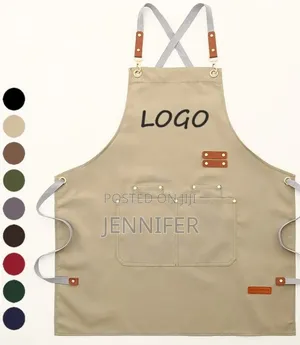 Customizable Canvas Apron With Pockets