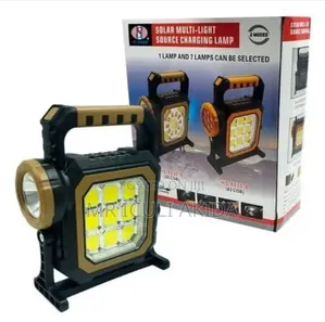 Solar Multi-Light Source Charging Lamp Portable Flashlight/Floodlight