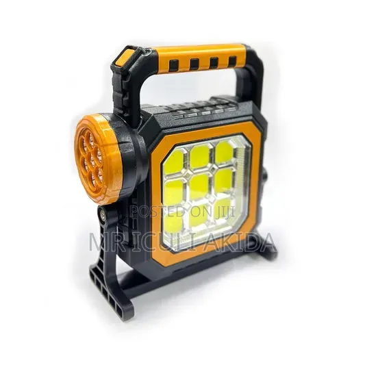 Solar Multi-Light Source Charging Lamp Portable Flashlight/Floodlight