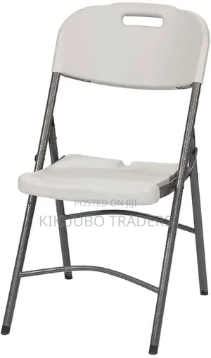 1-Seater Durable and Lightweight Armless Blow Mold Folding Chair