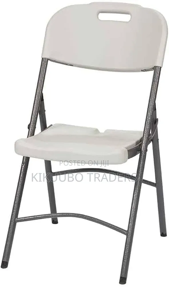 1-Seater Durable and Lightweight Armless Blow Mold Folding Chair