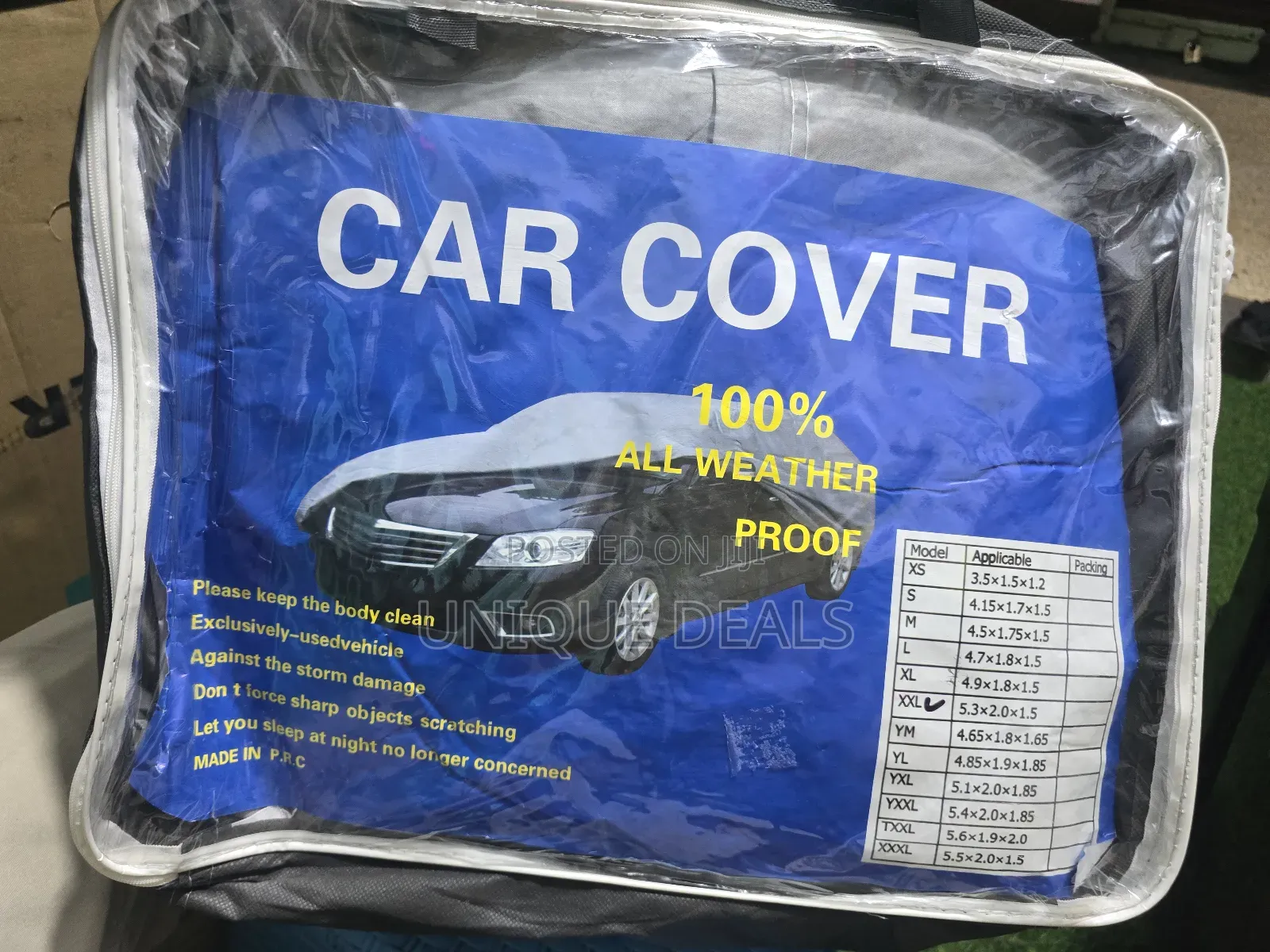 All Weather Proof Car Cover