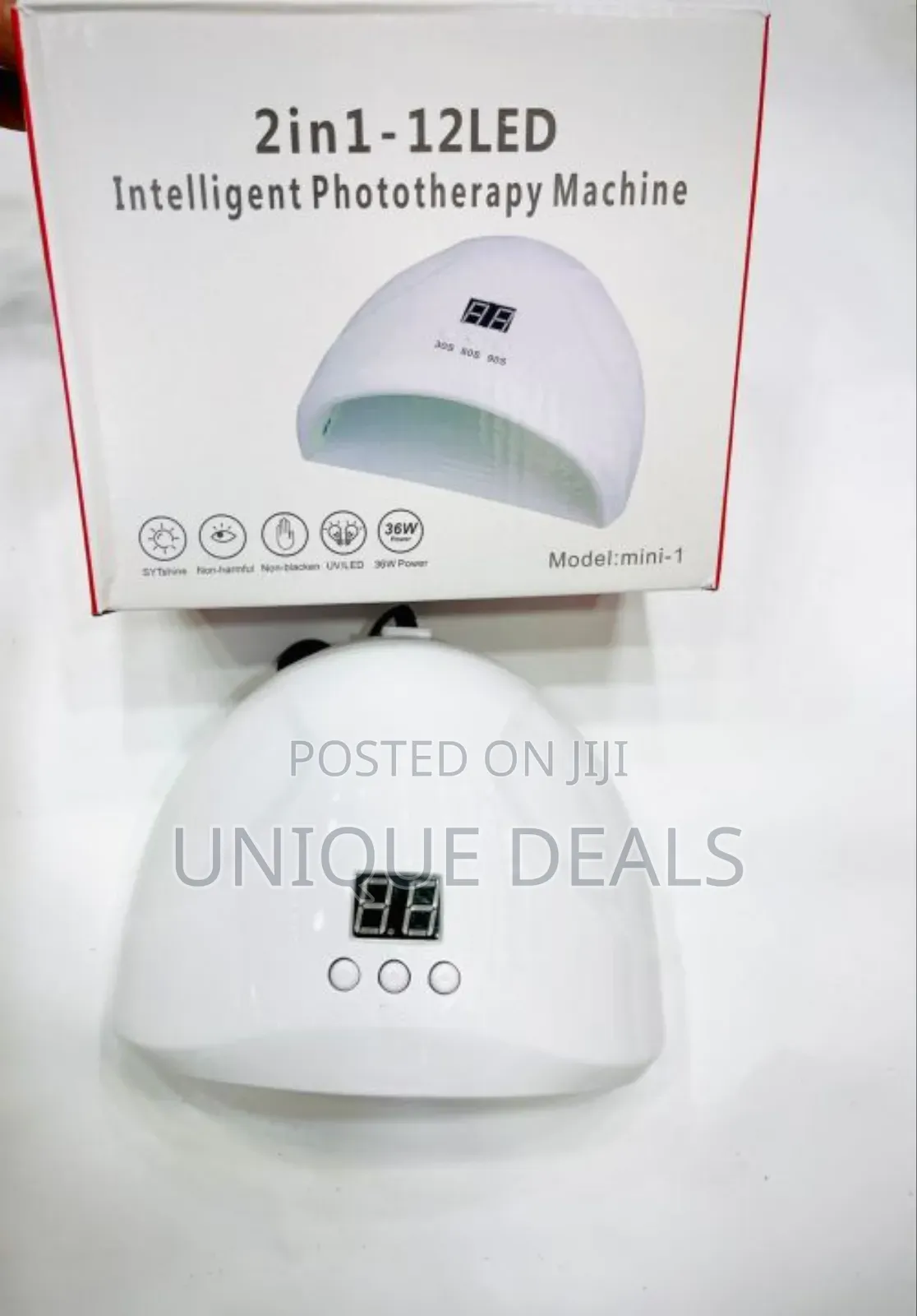 Uv Nail Lamp, Nail Dryer for Regular Polish, 36w