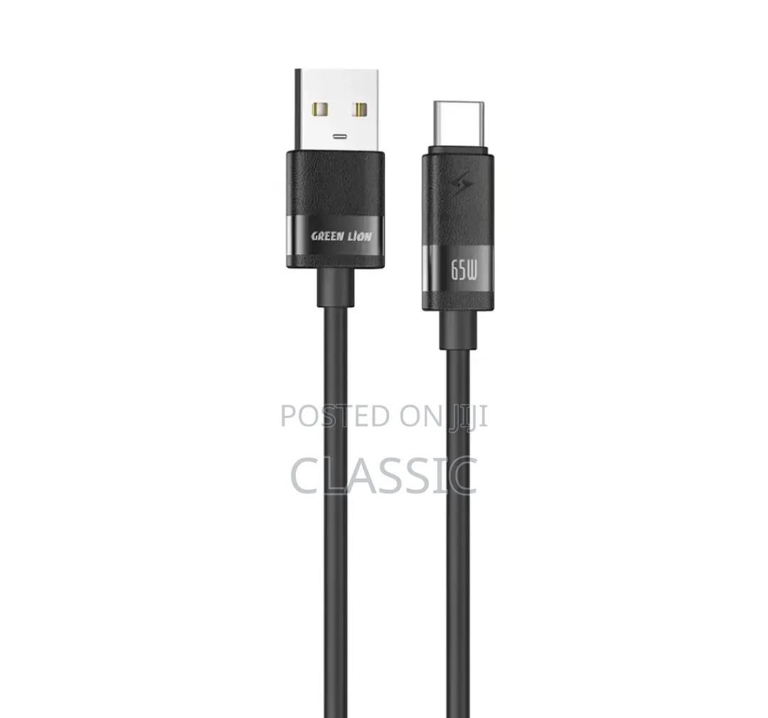 Green Lion Matte Silicone USB-a to USB-C Cable