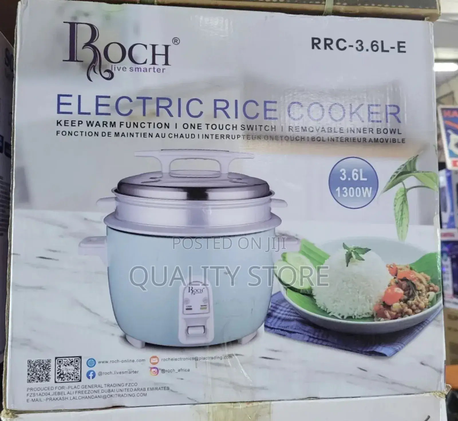 Roch Electric Rice Cooker Rrc 3.6 L