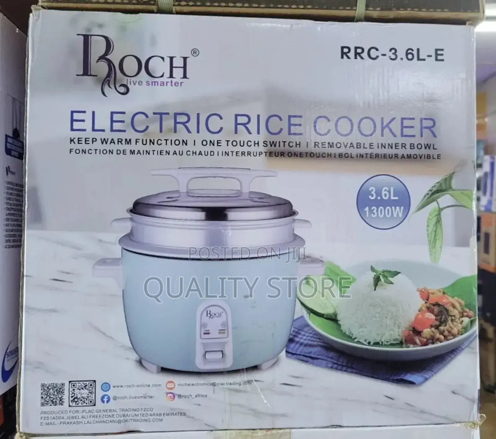 Roch Electric Rice Cooker Rrc 3.6 L