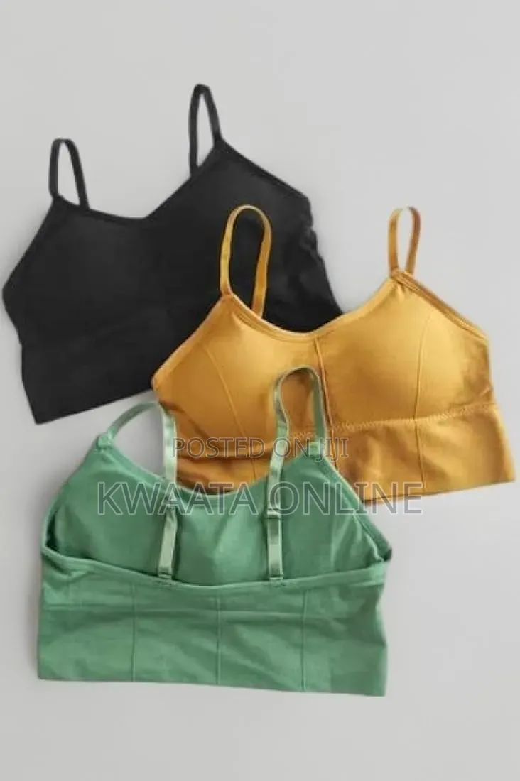 Cami Bras - Boob Tube Padded Seamless Straps Bralette Sleeping Bra