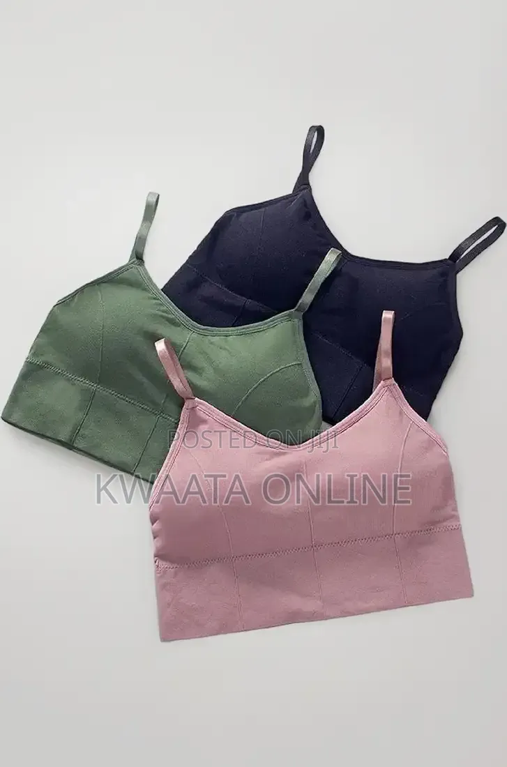 Cami Bras - Boob Tube Padded Seamless Straps Bralette Sleeping Bra