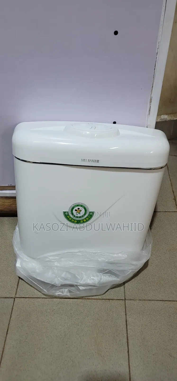 Delvte Squat Toilet Cistern Plastic Water Tank 3/6l