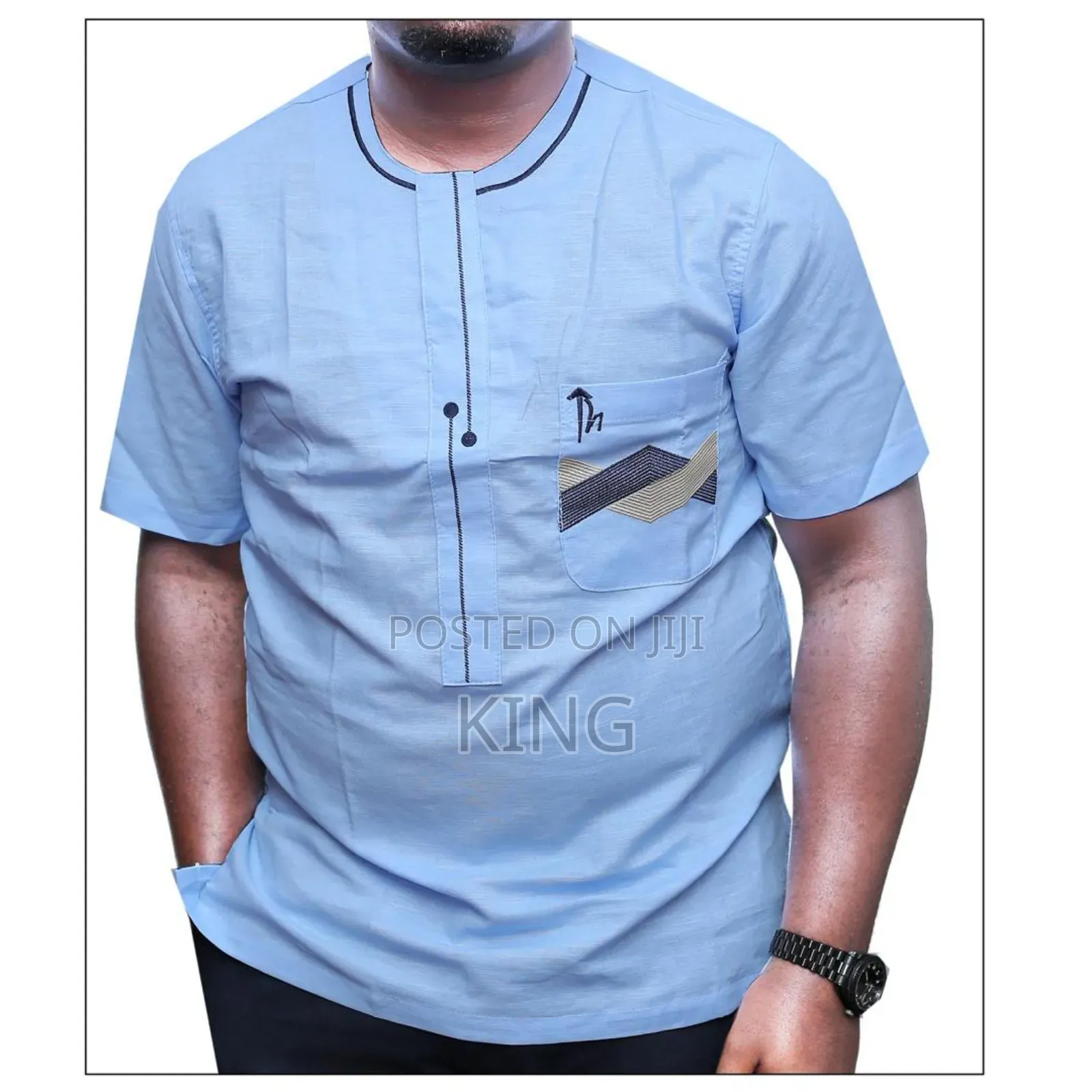 Traditional African Attire Kitengi Shirt