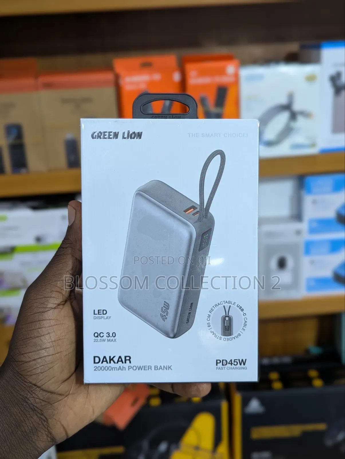 Green Lion Dakar 20000mah Portable Power Bank Led Display