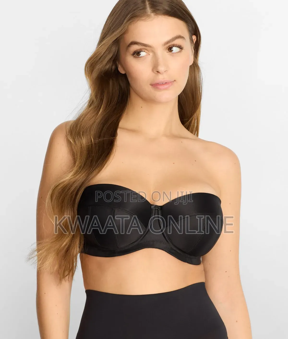 Women's Smoothing Moulded Strapless Half Bra Bra Binnys Cup D