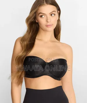 Women's Smoothing Moulded Strapless Half Bra Bra Binnys Cup D
