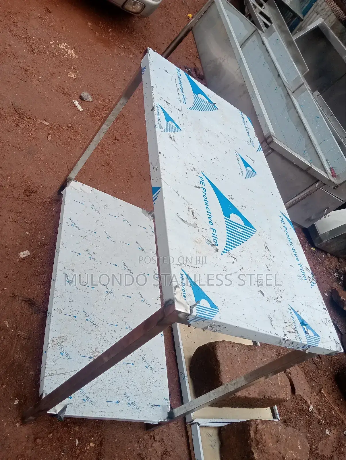 2_ Tray Stainless Steel Working Table