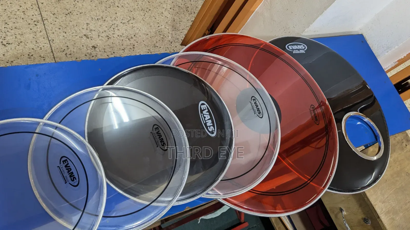 Drum Skins Set 6 Pieces — Brand New, High Quality.