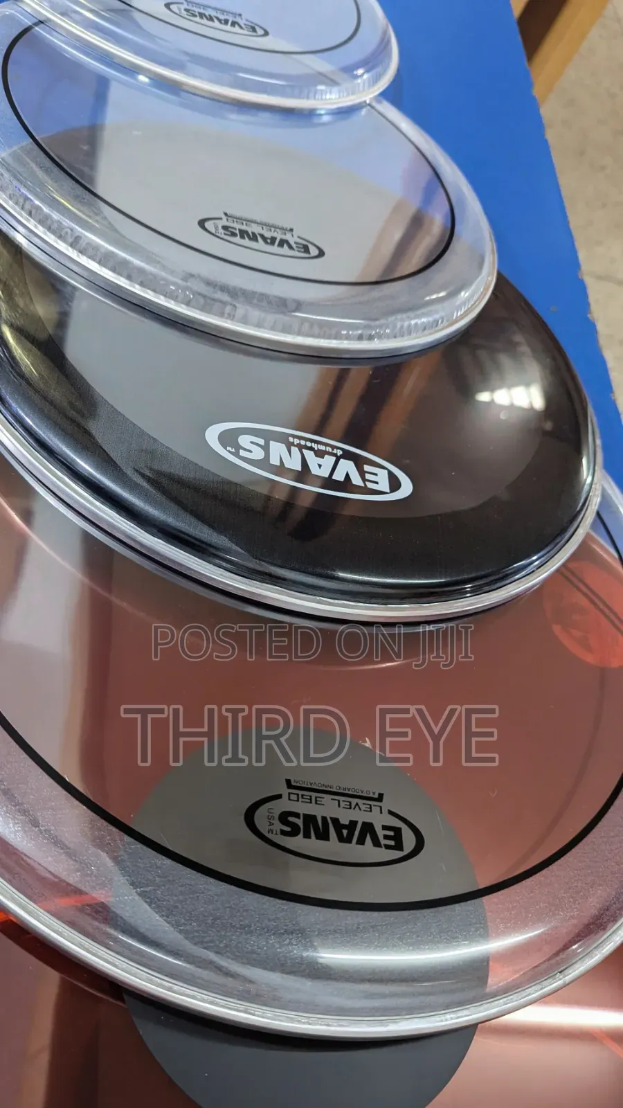 Drum Skins Set 6 Pieces — Brand New, High Quality.