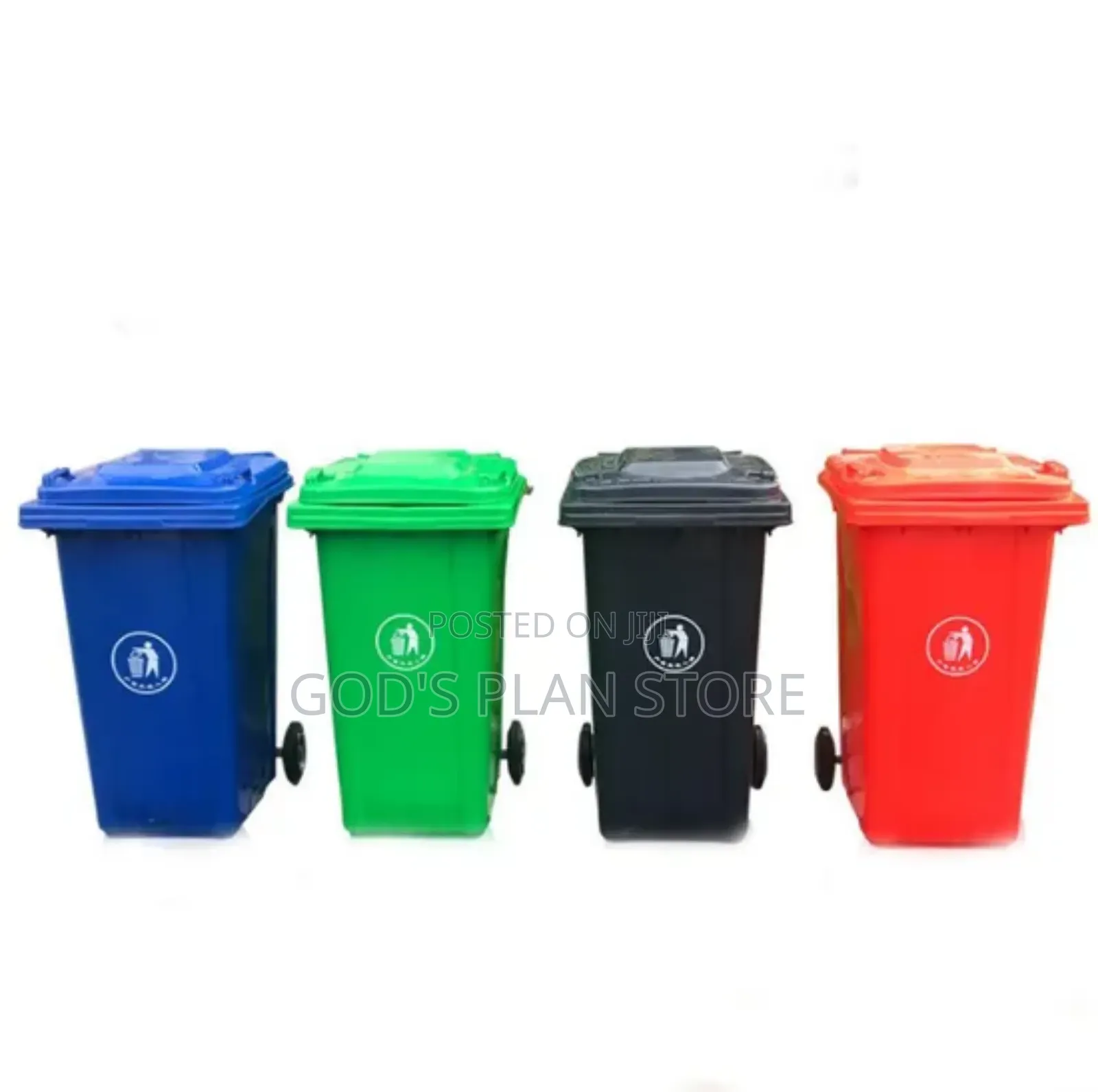 Waste Separation 120litres Plastic Dust Bins Plastic Dust Bins