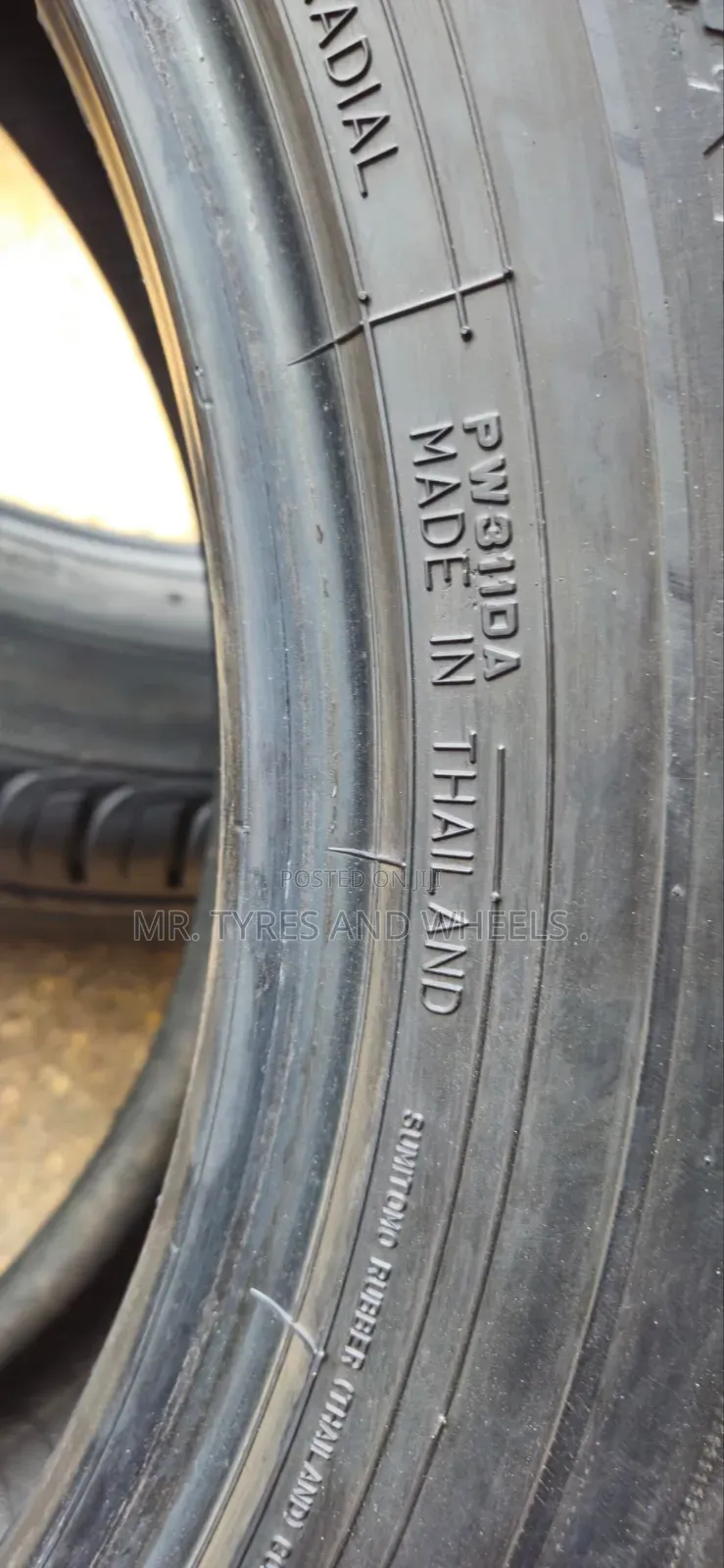 235 55 R19 Dunlop Grand Trek From Thailand  but Only 2pises.