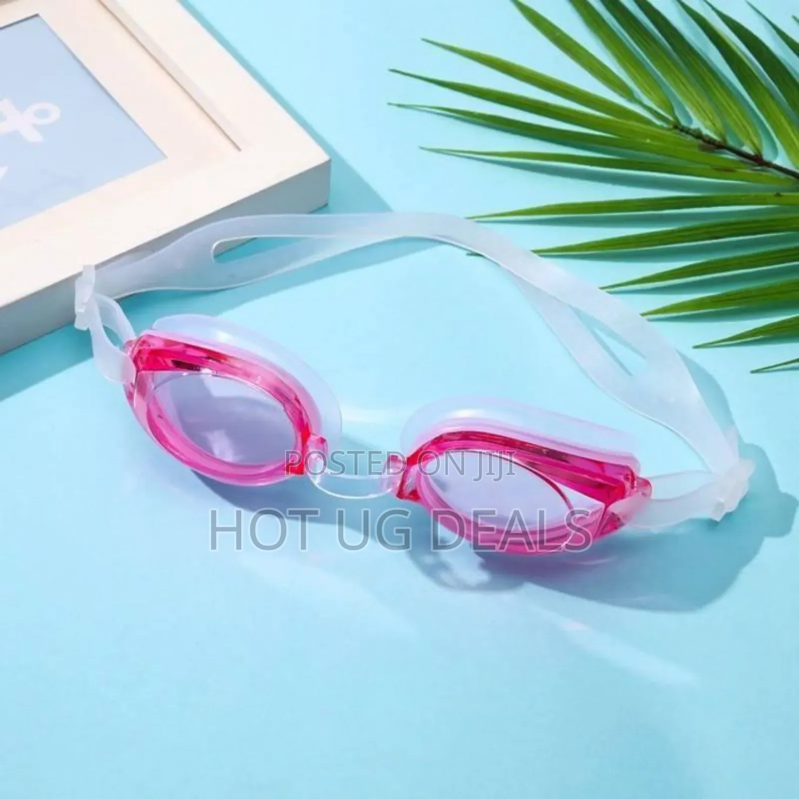 Adult Swimming Goggles / Googles Anti Fog Unisex - Black