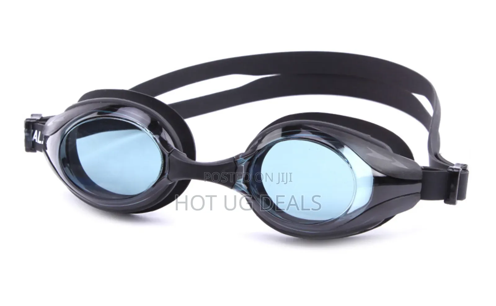 Adult Swimming Goggles / Googles Anti Fog Unisex - Black