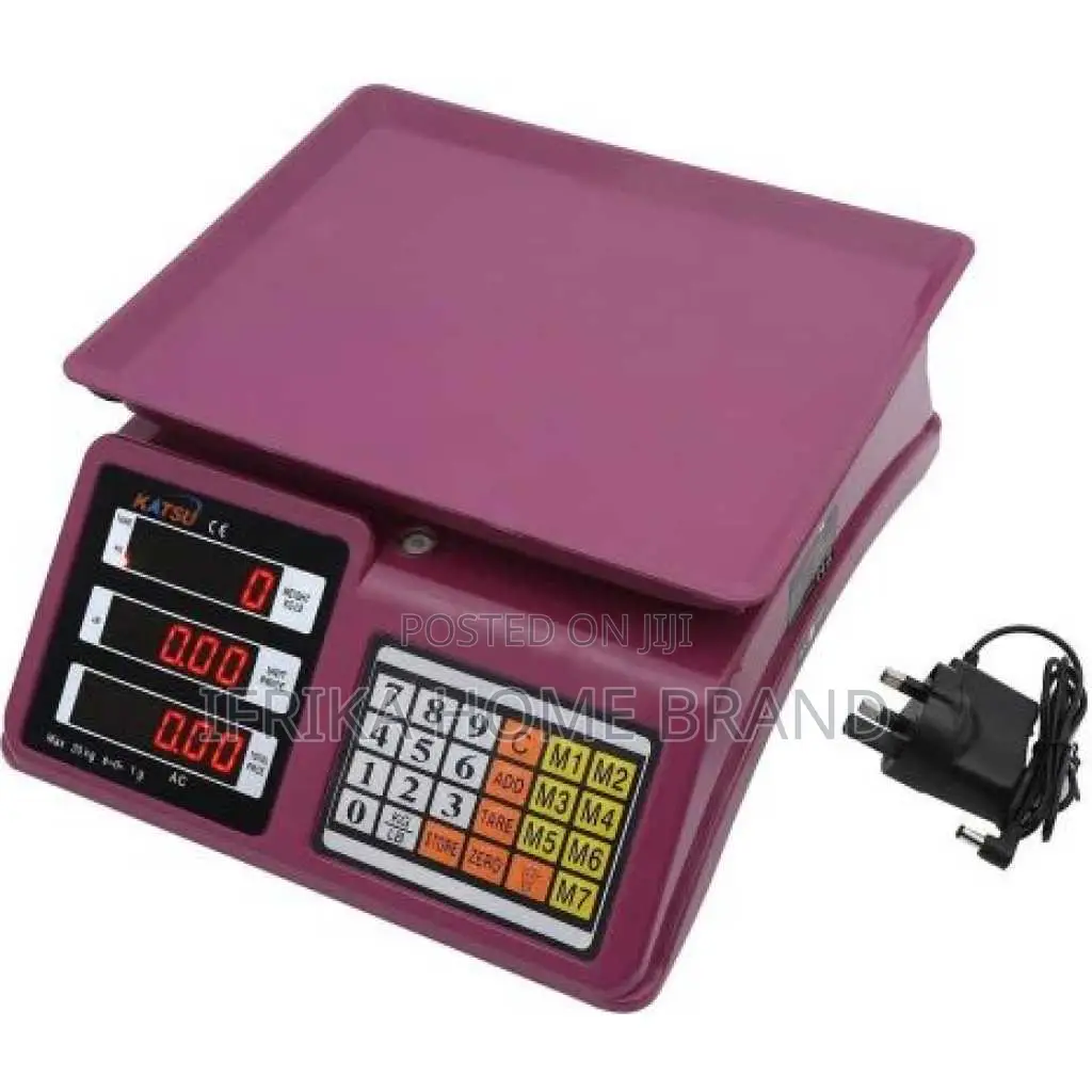 Smart Electronic Price Computing Weighing Scale 30kg With Led Display