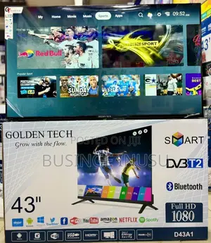 Brand New 43 Goldentech (Smart) Available