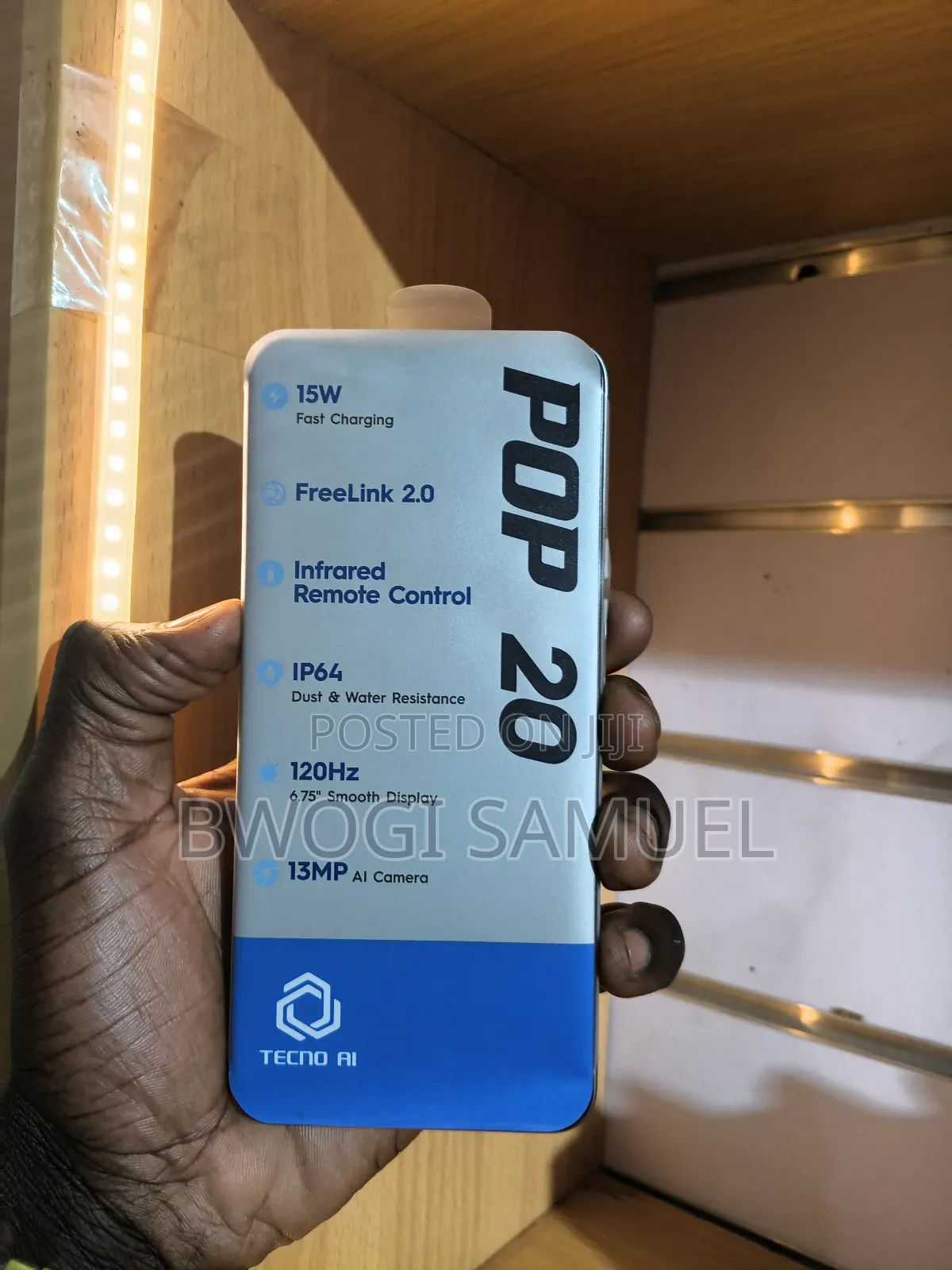 New Tecno Pop 20 128 GB Silver