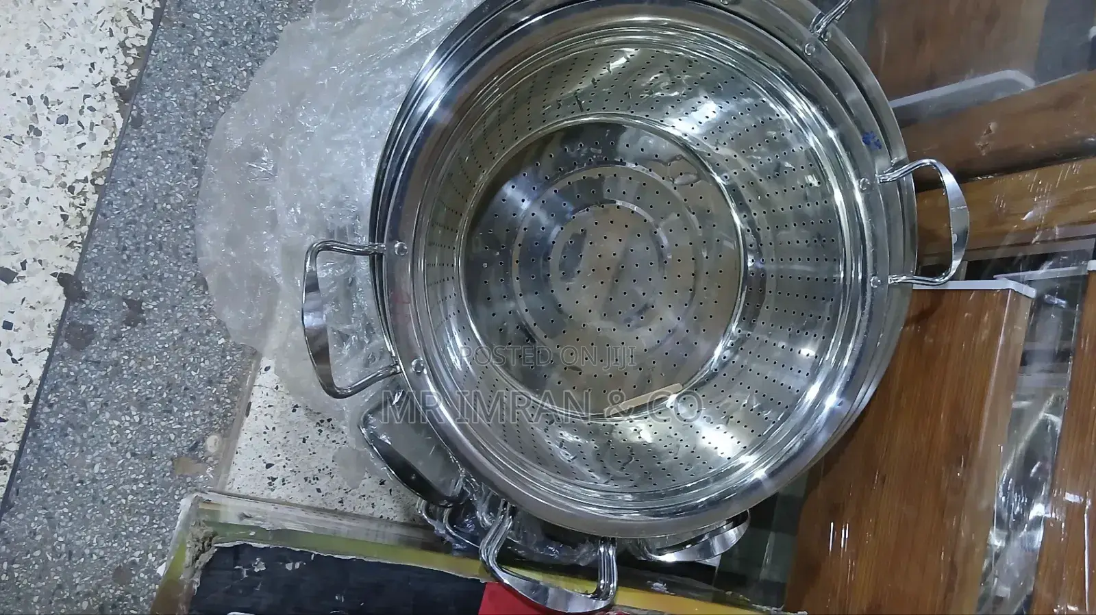 26cm Stainless Steel Rice, Vegetable Washing Strainer Colander