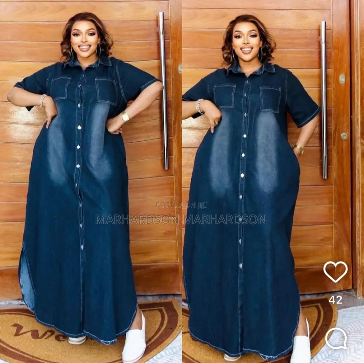 Sleeveless Women Jean Dress