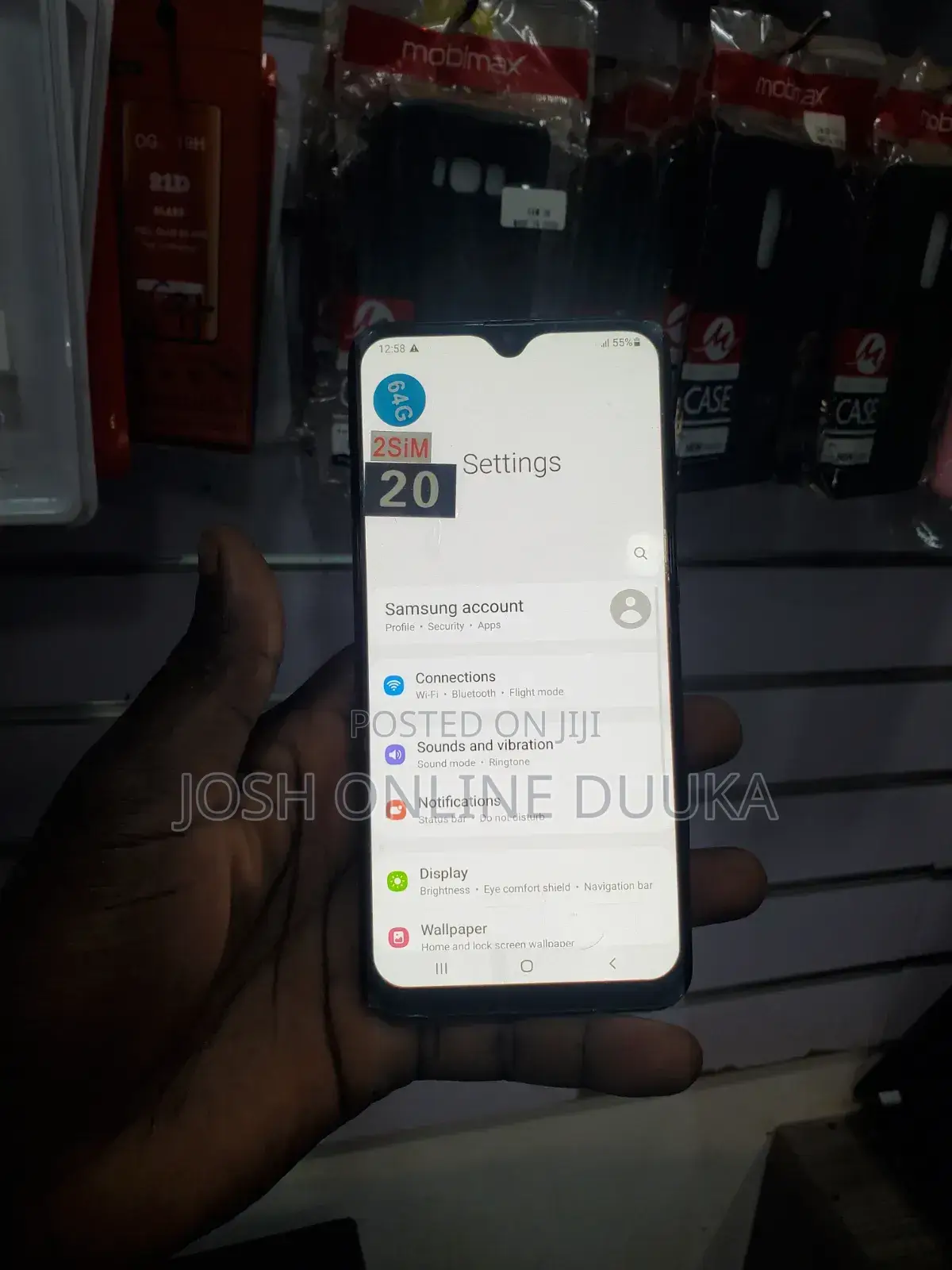 New Samsung Galaxy A20 64 GB Black