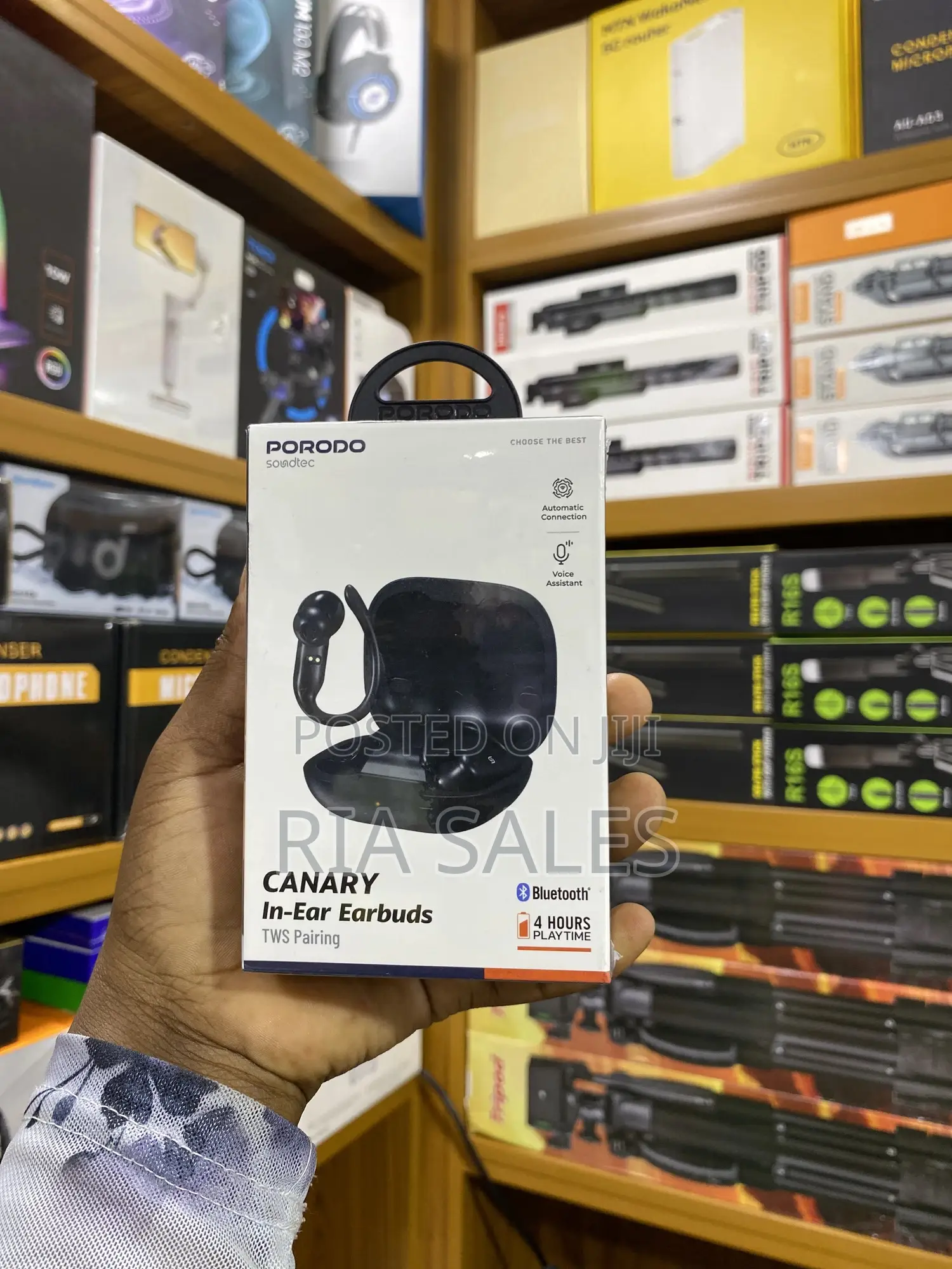 Porodo Soundtec Canary in-Ear Earbuds With TWS Pairing