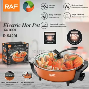 Raf 10 Liter Electric Multifunctional Stainless Steel Hot Pot R5429l
