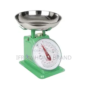 Kitchen Spring Weighing Scale 20kg With Bowl Mechanical Dial Vintage