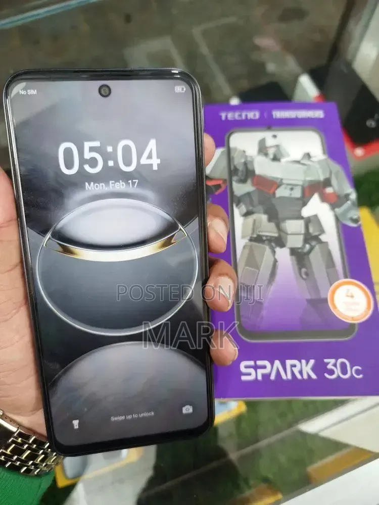 New Tecno Spark 30C 128 GB Black