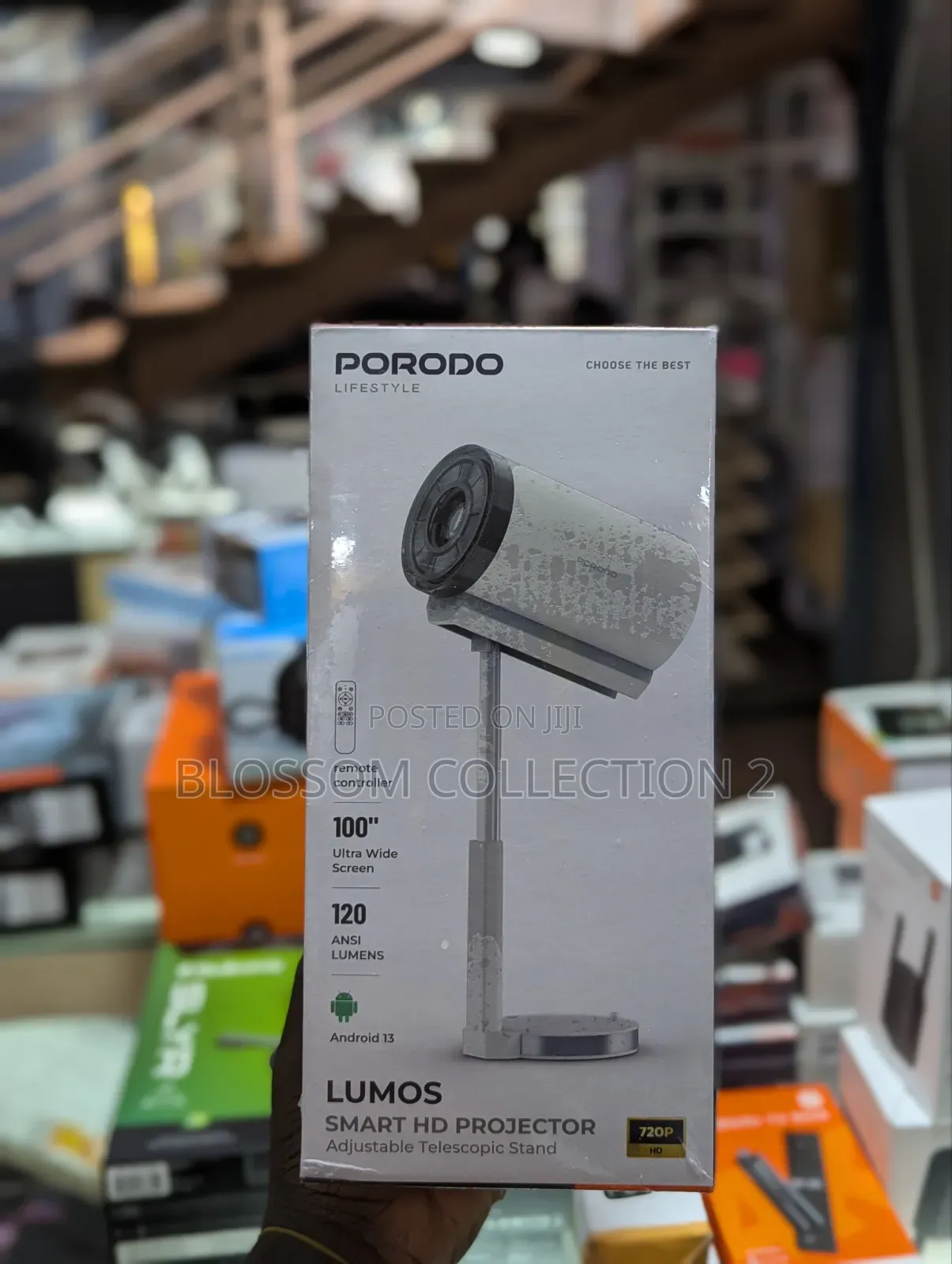 Porodo Lifestyle Lumos Smart Android Uhd Projector
