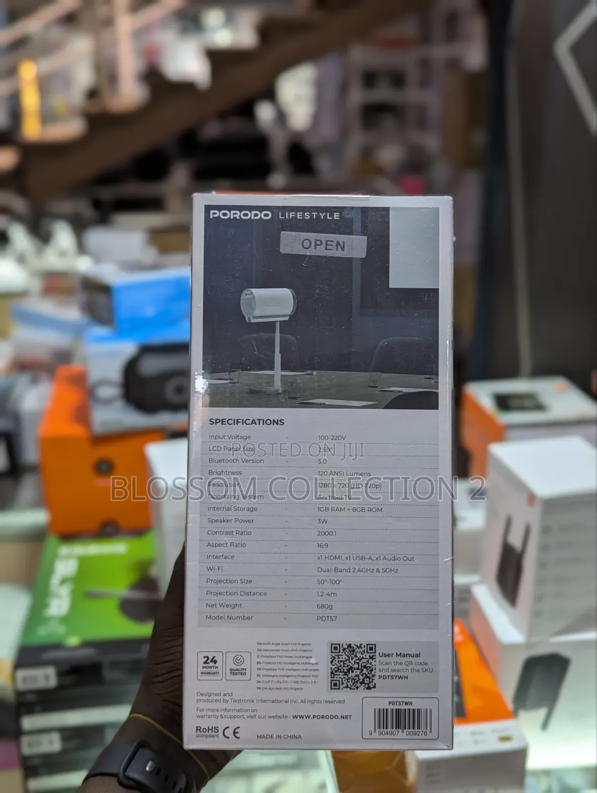 Porodo Lifestyle Lumos Smart Android Uhd Projector
