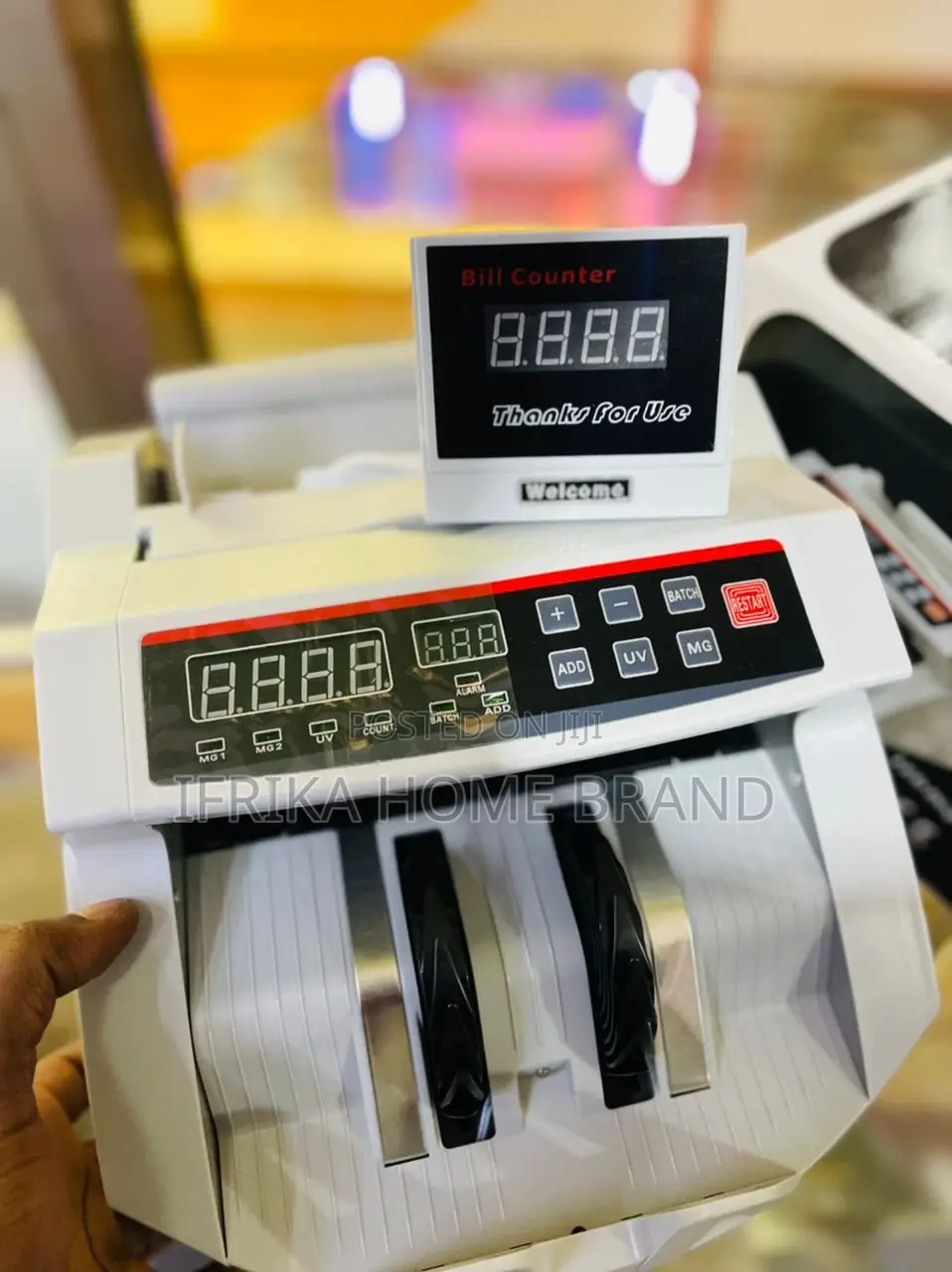 Multi Currency Bill Counterfeit Money Counting Machine