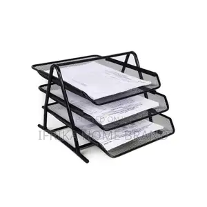 Desktop Organizer Metal Mesh 3-Tier Document Tray