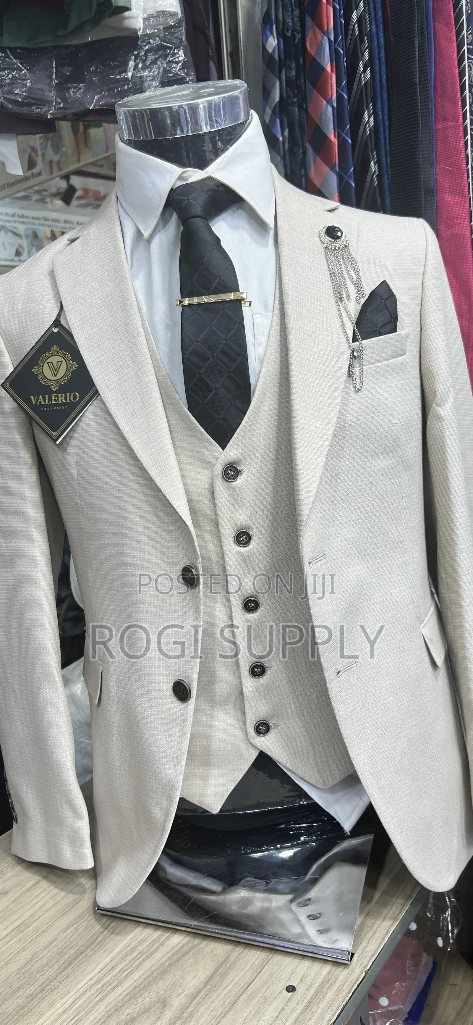 Cream Suit