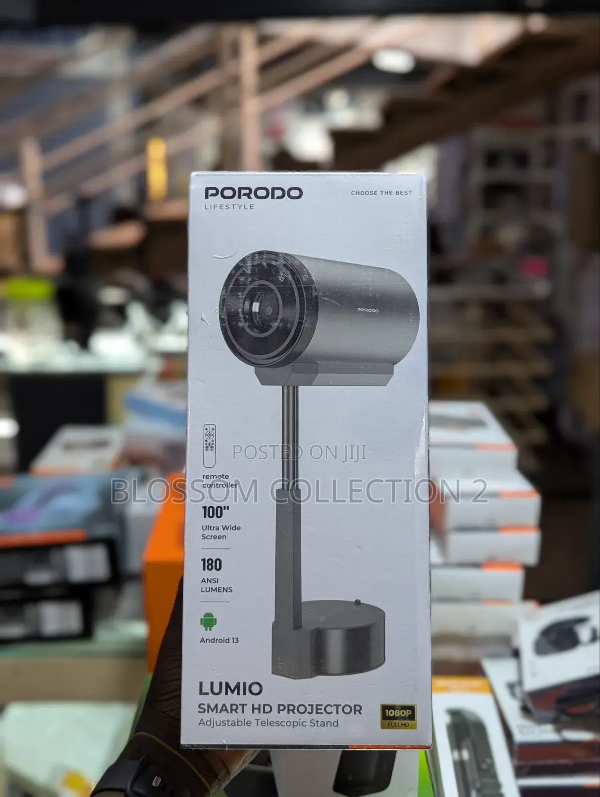 Porodo Lifestyle Lumio Smart Uhd Projector