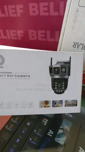 Black Wifi Camera With Electric (V380pro)