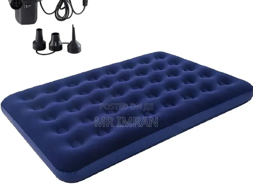 4*6 Bestway Queen Flocked Inflatable Airbed Camping Mattress