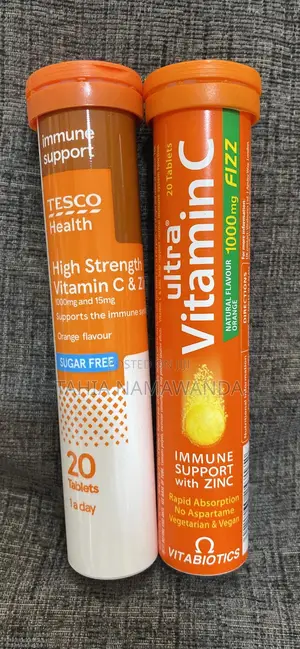 High Strength Vitamin C and Zinc Tablets