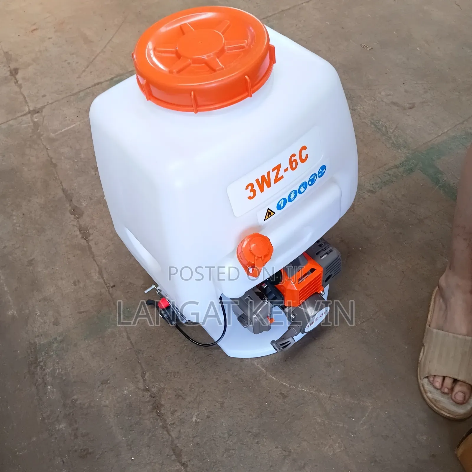 A 4-Stroke Motorized Agricultural Sprayer!