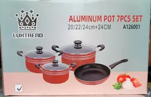Aluminium Pot 7 PCS Set