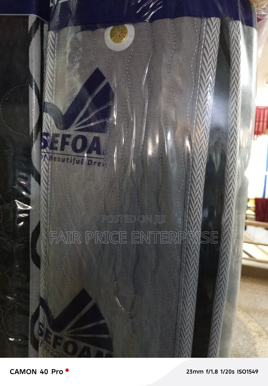 6x6 by 12 Inches/ Original Spring Mattress Double Layer. Rosefoam