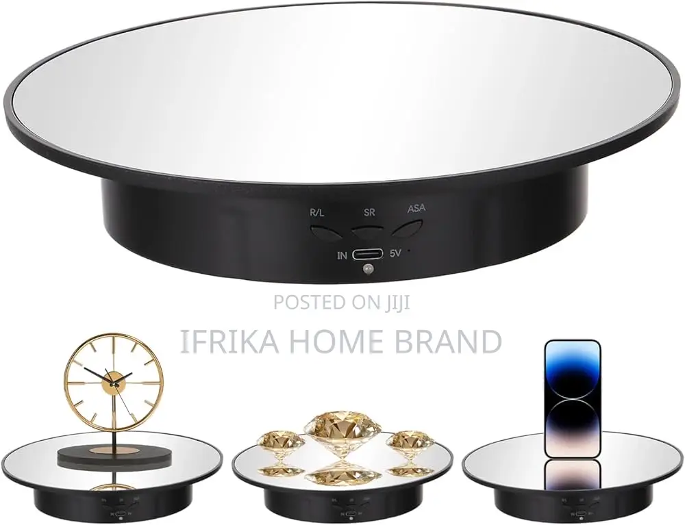 Motorized Rotating Display Stand Portable Turntable for Pop 3d